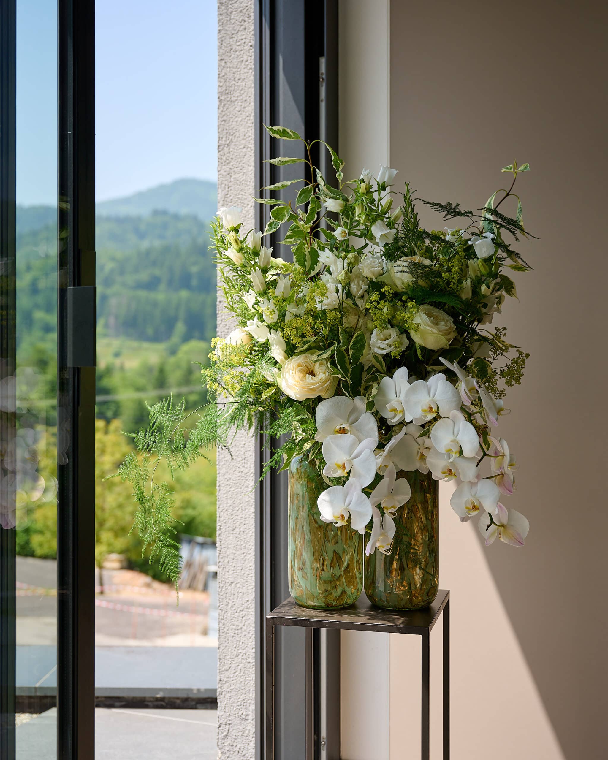 Bouquet de fleurs chez un particulier