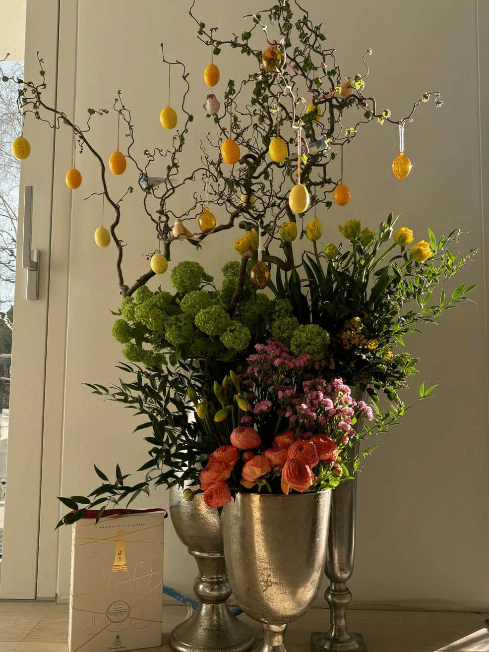 Bouquet de fleurs pour la fête de Pâques